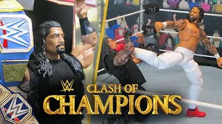 WWE CLASH OF CHAMPIONS 2020 - ROMAN REIGNS VS JEY USO | WWE Action Figure Match