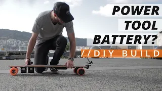 Power Tool Batteries for Electric Bikes, Scooters and Skateboards?  // DIY Build