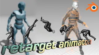 Transfer or retarget mocap animation to metahuman in Blender (UE Metahuman - Blender pipeline #4)