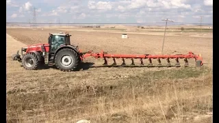 Türkiyenin En Büyük Traktörü ve Pulluğu 8737 Massey Ferguson