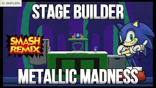 Super Smash Bros. Ultimate - Stage Builder - "Metallic Madness"