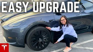 NEW Tesla Model Y Wheel Covers: Easy Install