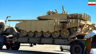The Iranian Army receives its first 5 Karrar MBTs: T-90M-like appearance