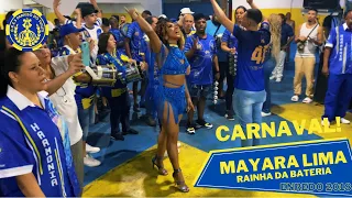 MAYARA LIMA RAINHA DE BATERIA DA PARAÍSO DO TUIUTI  💙💛 CARNAVAL 2024 • ENREDO 2018