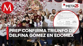 ¡Confirmado! Delfina Gómez es la virtual ganadora en Edomex