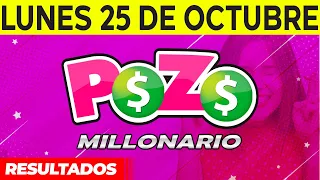 Resultados de Pozo Millonario del Lunes 25 de Octubre del 2021