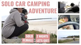 SOLO CAR CAMPING ADVENTURE WITH MY DOG - 2 NIGHTS YAMBA BEACH || THE SUNDAY CAMPER