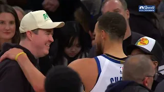 Shane Gillis Meets Steph Curry After Warriors Game!