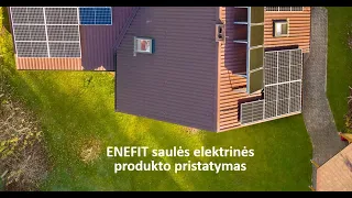 ENEFIT saulės elektrinės pristatymas