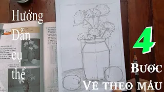 Mĩ Thuật 9 | Vẽ theo mẫu Lọ Hoa Và Quả | Vẽ Tĩnh Vật | @CenterART