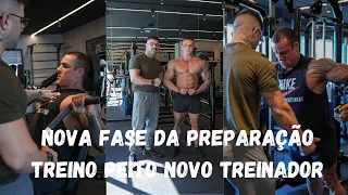 ATUALIZAÇÃO DA PREPARAÇÃO - TREINO DE PEITO COM MEU NOVO TREINADOR