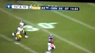 Denver Broncos Beat Steelers on a Tebow to Thomas 80 yard TD
