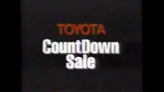 Toyota Commercial Ad 1989