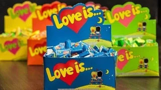 Целый блок жевательной резинки Love is от Интернет-магазина сладостей из Европы