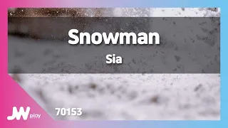 [JW노래방] Snowman / Sia / JW Karaoke