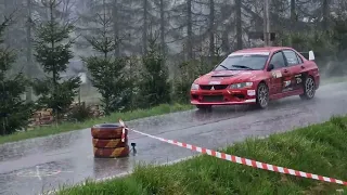 1. Rallye Králíky 2023 Hebr Filip Bubrle Petr Mitsubishi Lancer Evo IX