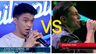 Idol Philippines-Juancho Gabriel Vs Alexander Eder The Voice -Germany