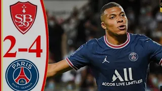 Highlights Brest vs Paris SG| Bundesliga 2021 2022 | Brest 2-4 PSG