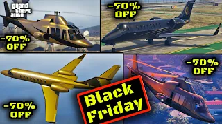 GTA 5 BLACK FRIDAY | Luxor Deluxe | Swift Deluxe | Plane or Helicopter | Which to Buy? BIG SALE! NEW