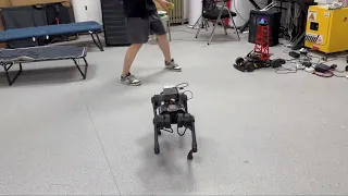 He graduated from university hard just half a year of robot works