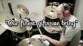 for King & Country - "Little Drummer Boy" Drum Cover & Lyric Video