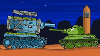 Zombies Attack | Cartoons about Tanks