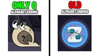 Alphabet Lore Epilogue But Only Q VS Old Alphabet Ending Comparison