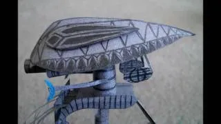 Paper Model of a Tripod from the Movie "The War of the Worlds"