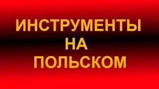 Урок польского Тема: ИНСТРУМЕНТЫ