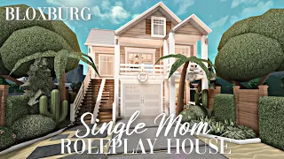 Roblox Bloxburg - Single Mom Beach Roleplay House  - Minami Oroi