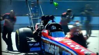 Dragster rips pants off!!