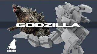 Mini Lego Godzilla MOC