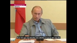 Vladimir Poutine s'exprime sur le "Zoot Sympho"