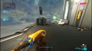 Volt specter goes super saiyan (Warframe)