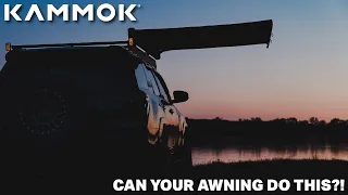 EASILY the Easiest & Fastest Awning Setup on the Market | Kammok Crosswing Awning