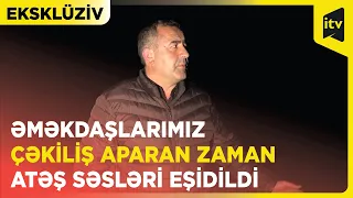 Ermənistanın Zod istiqamətində mövqelərimizi atəşə tutma anı