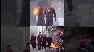 Best Scene - Avengers Endgame | Before VFX vs After VFX #shorts