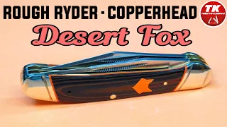 Rough Ryder Desert Fox Copperhead Pocket Knife RR2304