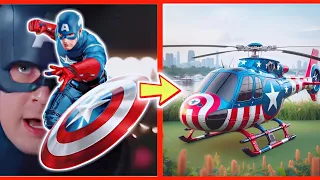 Avengers but helicopter all characters 🚁 2024.@AvengerShift