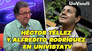 Emotivo encuentro de Héctor Téllez y Alfredo Rodriguez en UniVistaTV