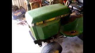 Predator  670cc 22HP V-Twin Engine on my 318 John Deere