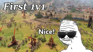 Age of Empires IV - My First 1v1 Multiplayer Game (/w Commentary)