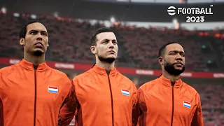 eFootball 2023 - Gameplay | Netherlands vs Poland | PC