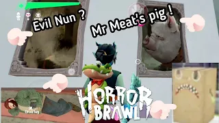 Ice Scream + Evil Nun +Mr Meat stuff in Horror Brawl 🍦🔫🐓