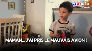 Un petit garçon de 6 ans voyage dans le mauvais avion pour Noël...