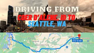 Driving Across Washington State to Seattle