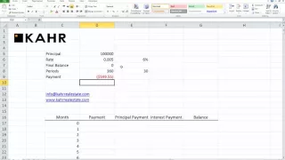 How to Build a Simple Amortization Schedule in Excel