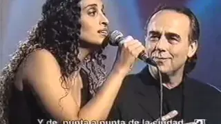 Noa  (Achinoam Nini)  & J.M. Serrat - Que va a ser de ti  (TVE - Septimo) 2000