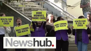 'It's at crisis point': Nurses across NZ rally against 'unsafe' staffing levels  | Newshub
