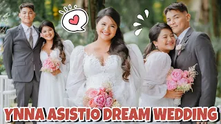 YNNA ASISTIO NATUPAD NA ANG DREAM WEDDING NAPAKAGANDA NIYA 🥰 IKINASAL NA KAY BULLY CARBONELL 💗